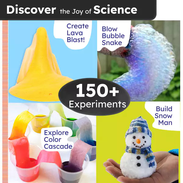 150+ Science Experiment Kit for Boys & Girls | Wow Chemistry Science Kit | Ages 8+