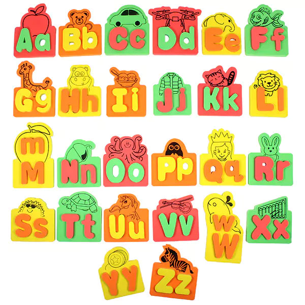 Butterfly EduFields ABCD Alphabets Learning Toys for Kids 3 to 5 Years, Self-Correcting Puzzle, Capital Letters & Associated Objects- Soft, Safe & Durable Foam