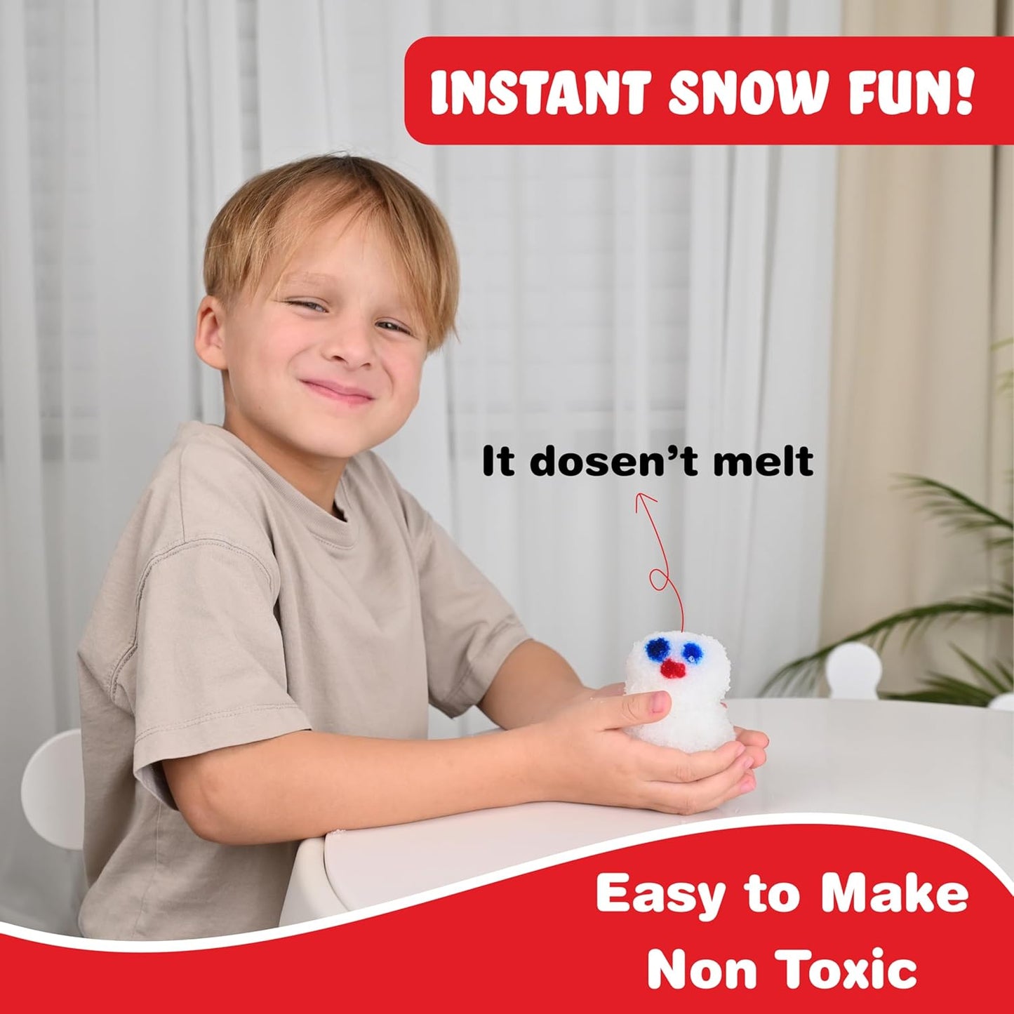 Snow Magic Science Kit (Pack of 6) | Age 4-8 | Best birthday return gifts for kids