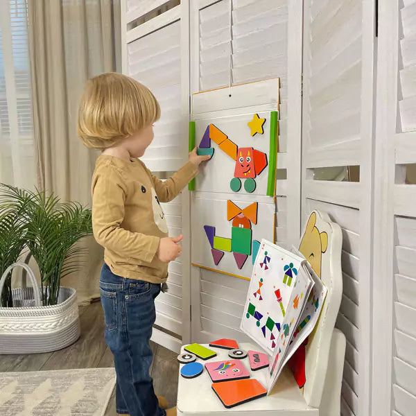 Mix n Match 27pc Magnetic Shape Puzzle Set | 3-5 yrs