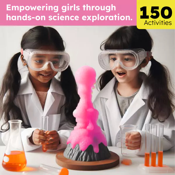 Girls Chemistry Science Kit | 150+ experiments | Ages 8+