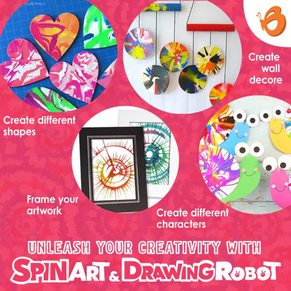 Spin Art & Craft Kit for Kids | 3-9 yrs