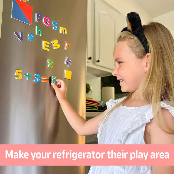 155 Alphabets & Words Magnet Set | Soft foam Letters