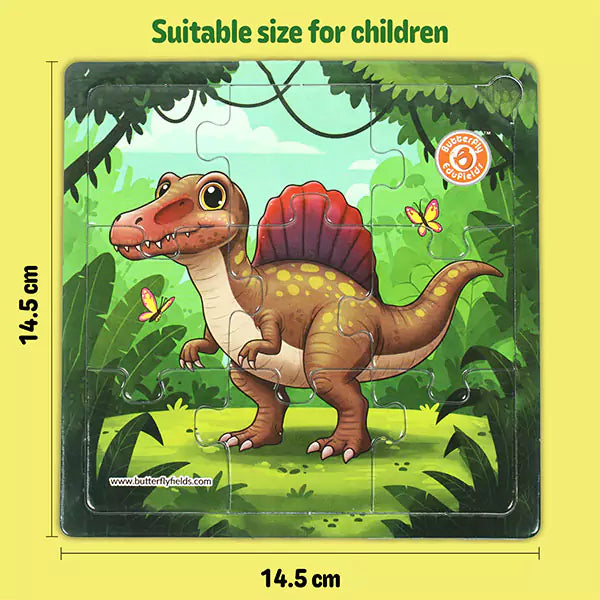 Dinosaurs Jigsaw Puzzles for Kids Ages 3-6 | Preschool Educational Puzzles Boards Toys Gifts for Boys Girls & Coloring Sheets