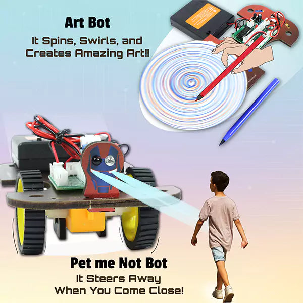 STEM Robotics + Engineering Kit Combo | DIY Science Toys for Kids (Ages 8-14)
