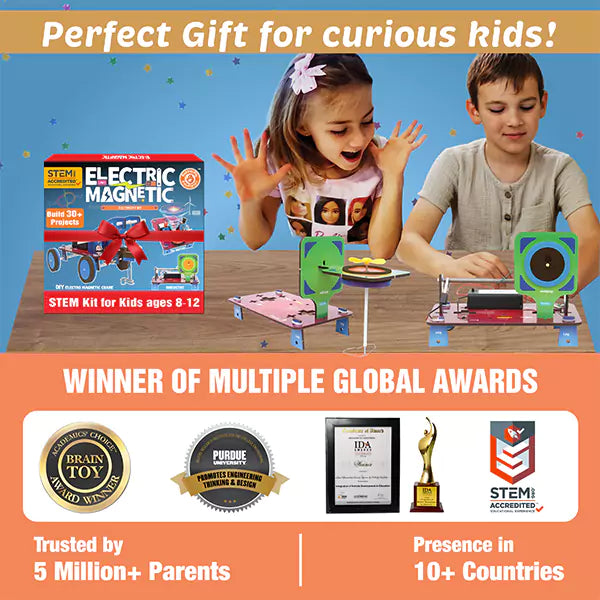 STEM Science Kit Combo for Kids 8-12 | 100+ DIY Projects | Electromagnetic + ElectroPlay Kits