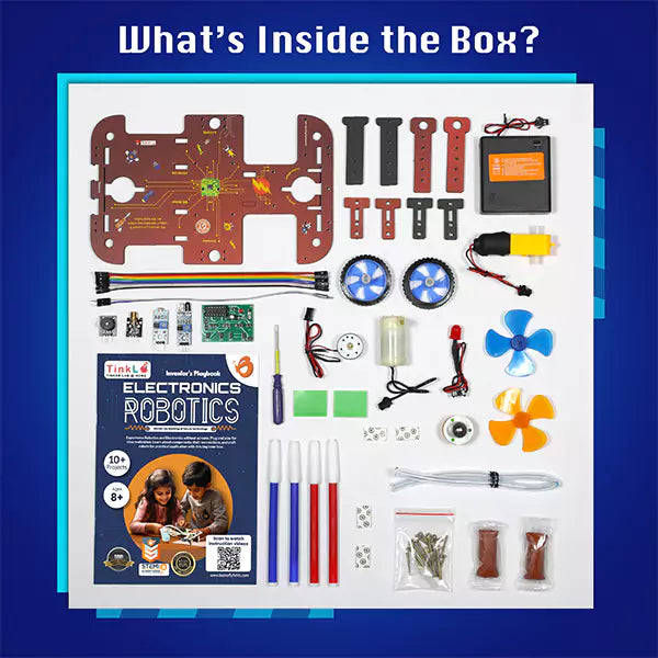 10-in-1 STEM Robotics Starter Kit | 8-12 yrs