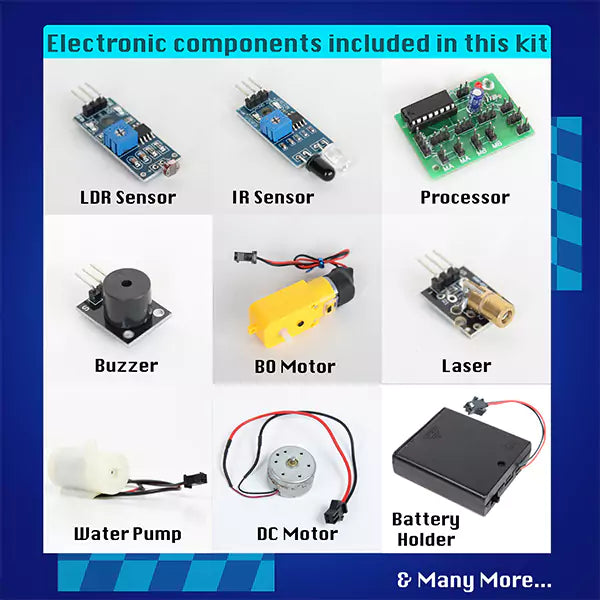 10-in-1 STEM Robotics Starter Kit | 8-12 yrs