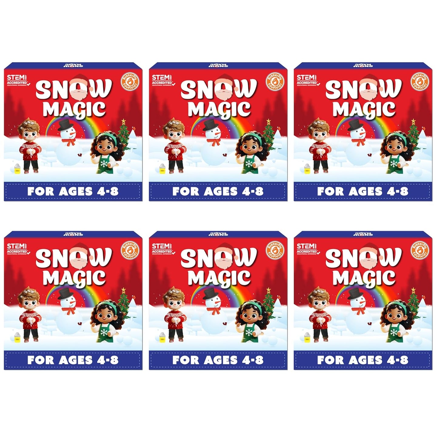 Snow Magic Science Kit (Pack of 6) | Age 4-8 | Best birthday return gifts for kids