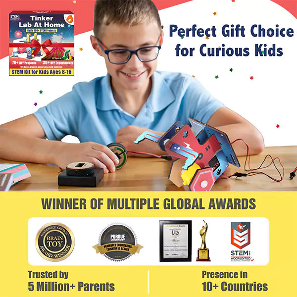 200-in-1 Mega Science Kit, Tinker Lab At Home | 8-15 yrs