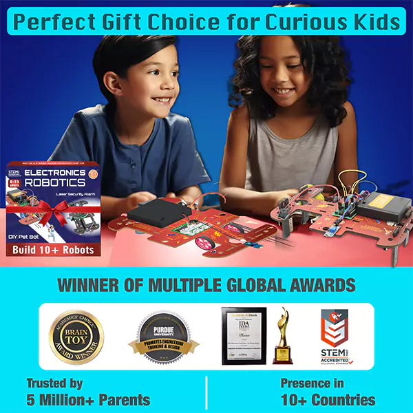 10-in-1 STEM Robotics Starter Kit | 8-12 yrs
