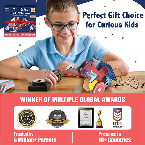 Butterfly Edufields Jumbo 70+ STEM Science Experiment Kit for Kids (Ages 8–12)