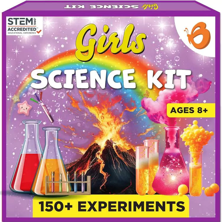 Girls Chemistry Science Kit Ages 8 Butterfly Edufields