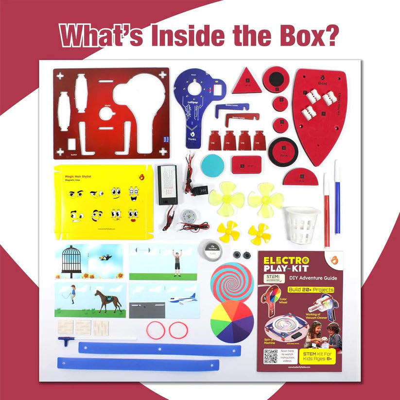 STEM Science Kit Combo for Kids 8-12 | 100+ DIY Projects | Electromagnetic + ElectroPlay Kits