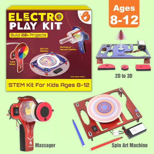 ElectroPlay 20+ STEM Projects Kit | Ages 8-12