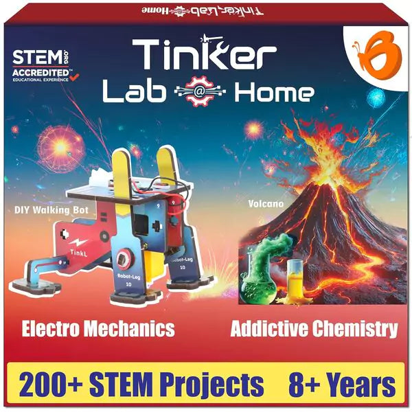 200-in-1 Mega Science Kit, Tinker Lab At Home | 8-15 yrs – Butterfly ...
