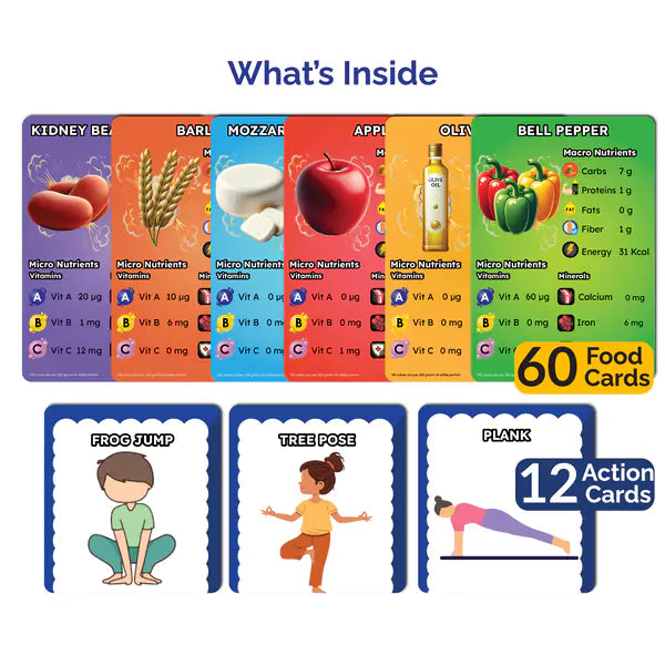 Healthy Heroes - Fun & fast paced, Nutrition Card Game For Kids 8+