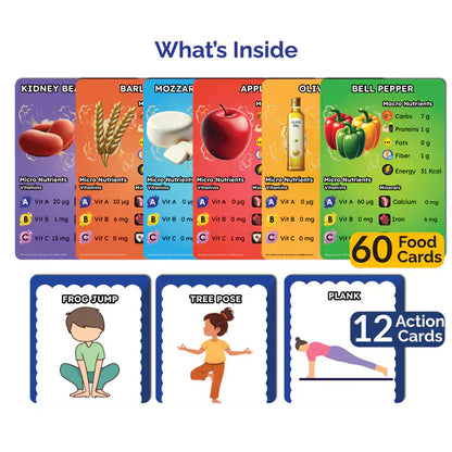 Healthy Heroes - Fun & fast paced, Nutrition Card Game For Kids 8+