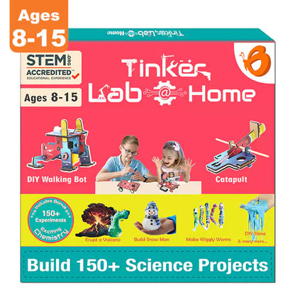 150-in-1 Mega Science Kit, Tinker Lab At Home | 8-15 yrs