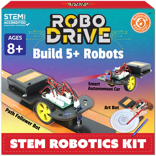 5-in-1 STEM Robotics kit | Robot Toys for Kids Ages 8 -12 Years Old Boys Girls | Electronics Sensor Modules
