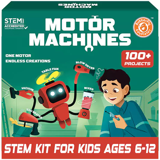 Motor machines 100+ Science experiments Kit |  DIY Science Experiment for Kids | Ages 8-12