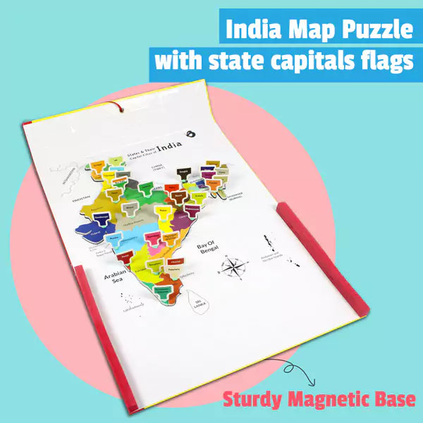 India Map Magnetic Puzzle | 6-8 yrs