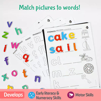 155 Alphabets & Words Magnet Set | Soft foam Letters