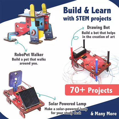 Butterfly Edufields Jumbo 70+ STEM Science Experiment Kit for Kids (Ages 8–12)