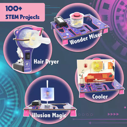 STEM Robotics + Engineering Kit Combo | DIY Science Toys for Kids (Ages 8-14)