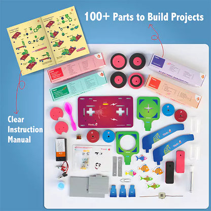 STEM Science Kit Combo for Kids 8-12 | 100+ DIY Projects | Electromagnetic + ElectroPlay Kits
