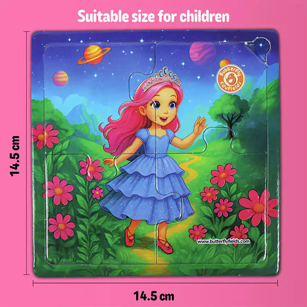 Princess & Unicorn Jigsaw Puzzles for Kids Ages 3-7 | reschool Educational Puzzles Boards Toys Gifts for Boys Girls & Coloring Sheets