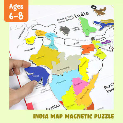 Magnetic India Map Puzzle | 6-8 yrs
