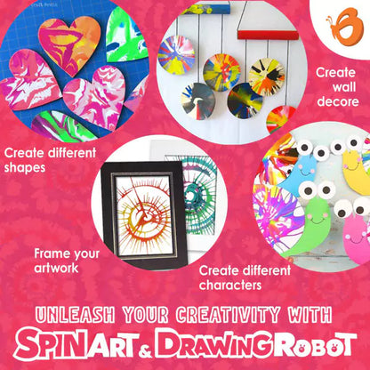 Spin Art & Draw Bot Kit | 5-9 yrs