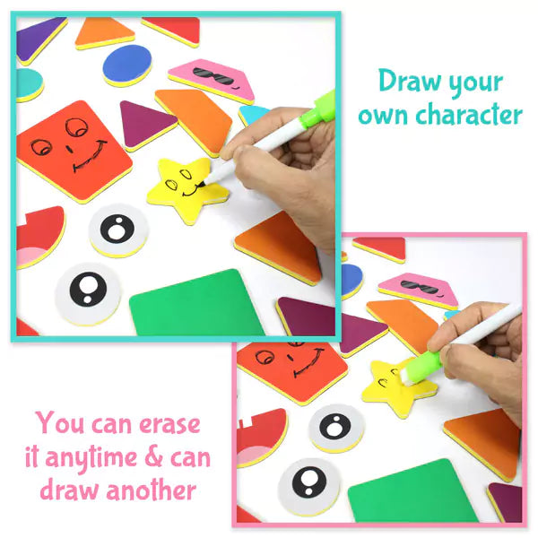 Magnetic best sale shape game