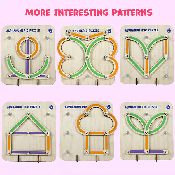 Wooden ABC & Number Puzzle | 3-5 yrs