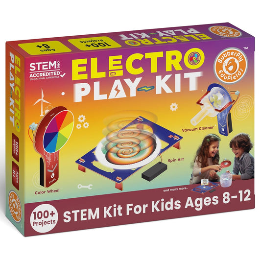 ElectroPlay 100+ Science Projects Kit |  DIY Science Experiment for Kids | Ages 8-12