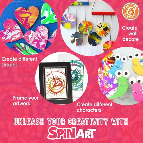 Spin Art Kit | 3-9 yrs