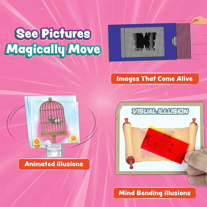 STEM Light & Color Science Kit for Girls | 25+ Experiments with Kaleidoscope, Mirrors & Spy Science | Ages 6–13