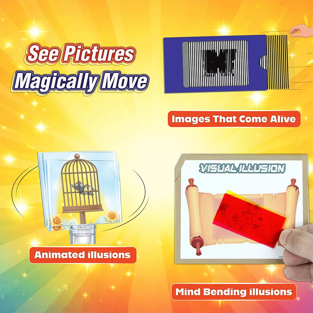 Light & Optics Science Kit for Kids | 20 Spy Missions | STEM Physics Kit for Ages 6–12