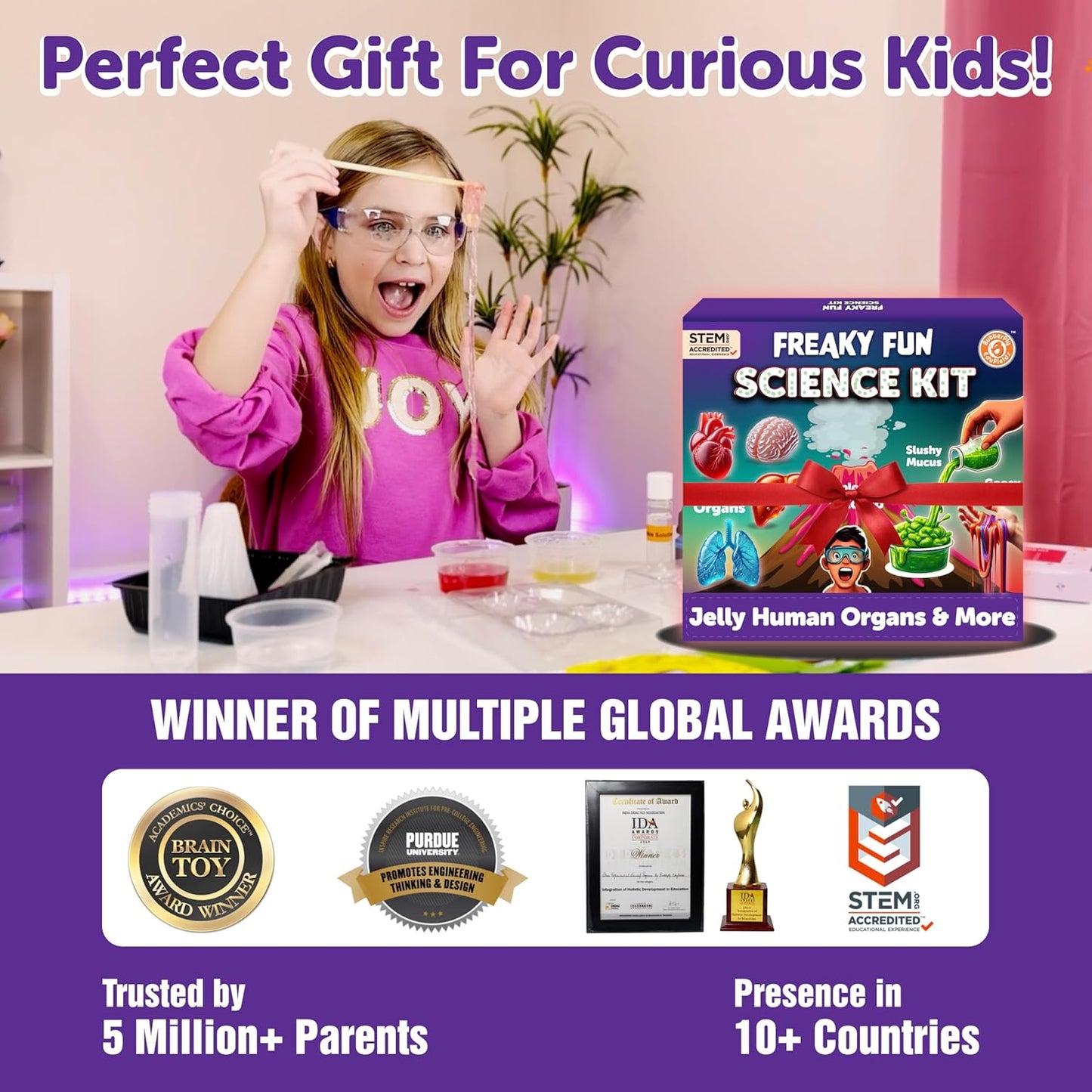 Freaky Science Experiment kit for Boys and Girls Age 8-10-12-14 | Science kit