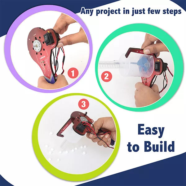 Butterfly Edufields Jumbo 70+ STEM Science Experiment Kit for Kids (Ages 8–12)