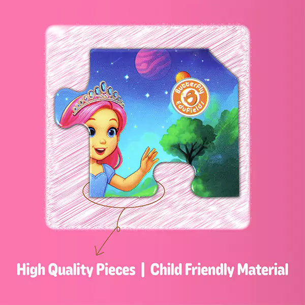 Princess & Unicorn Jigsaw Puzzles for Kids Ages 3-7 | reschool Educational Puzzles Boards Toys Gifts for Boys Girls & Coloring Sheets