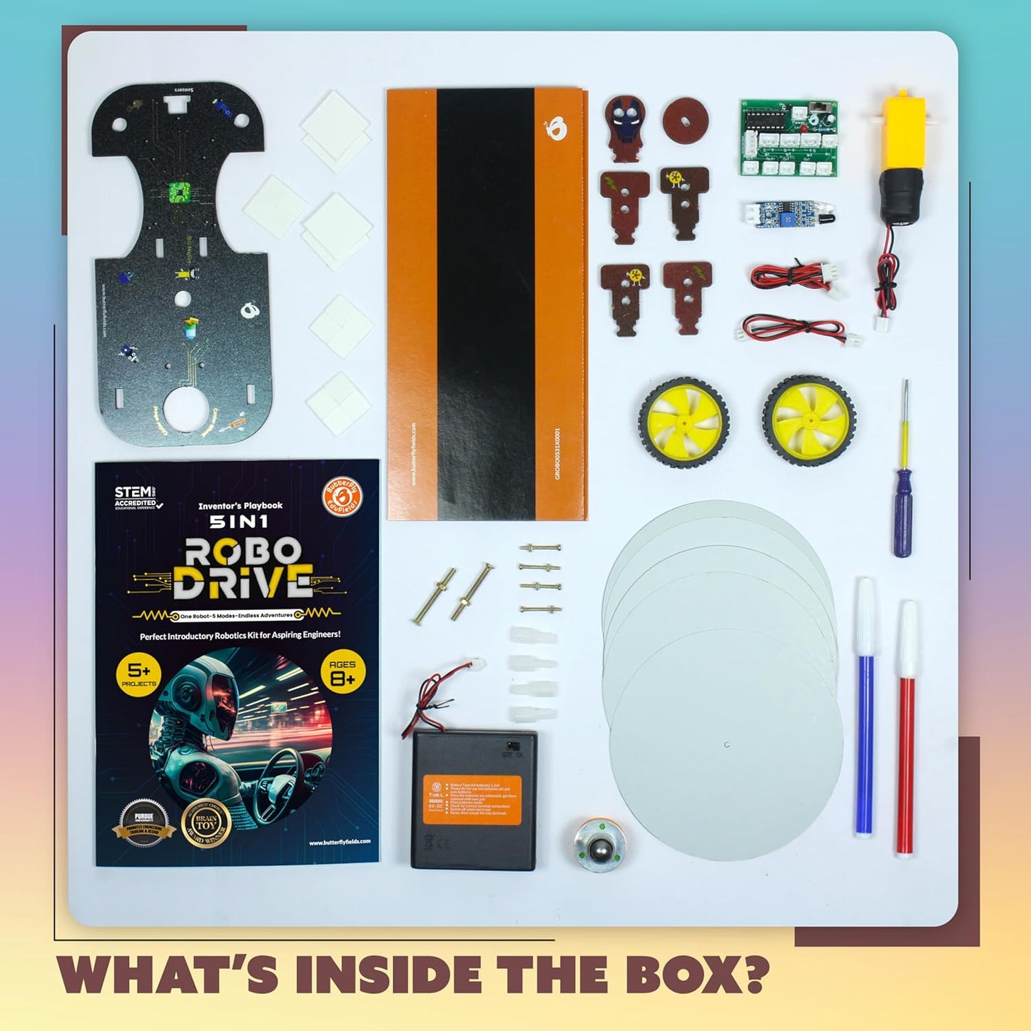 5-in-1 STEM Robotics kit | 8-14 years