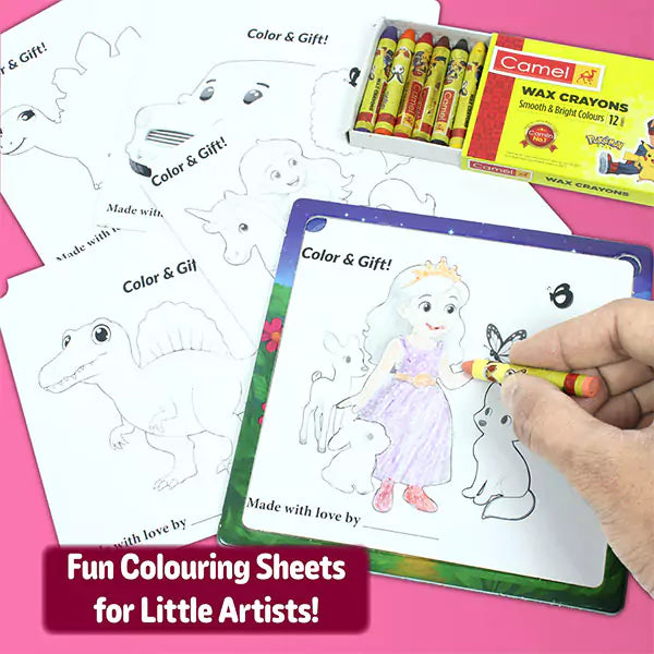 Princess & Unicorn Jigsaw Puzzles for Kids Ages 3-7 | reschool Educational Puzzles Boards Toys Gifts for Boys Girls & Coloring Sheets