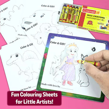Princess & Unicorn Jigsaw Puzzles for Kids Ages 3-7 | reschool Educational Puzzles Boards Toys Gifts for Boys Girls & Coloring Sheets