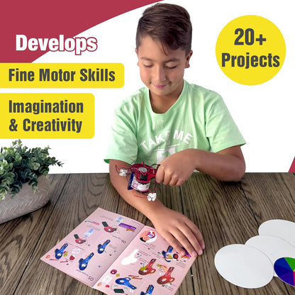 ElectroPlay 100+ Science Projects Kit |  DIY Science Experiment for Kids | Ages 8-12