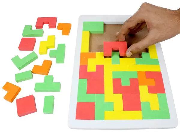 Learning Duo: Magnetic Alphabets + Tangram puzzle