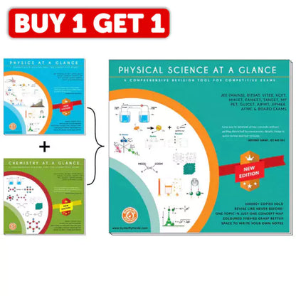 NEET, IIT JEE Physics + Chemistry Revision Guide 11 & 12 | 12+ yrs