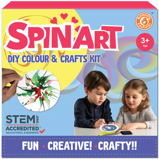 Spin Art & Craft Kit for Kids | 3-9 yrs