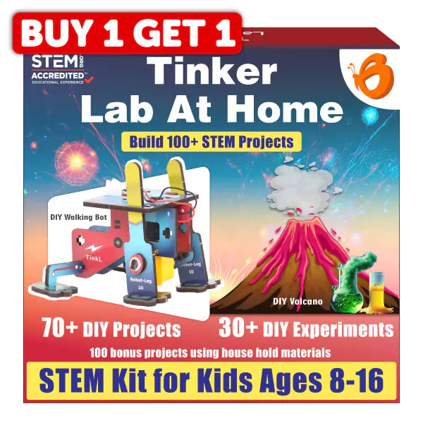 200-in-1 Mega Science Kit, Tinker Lab At Home | 8-15 yrs